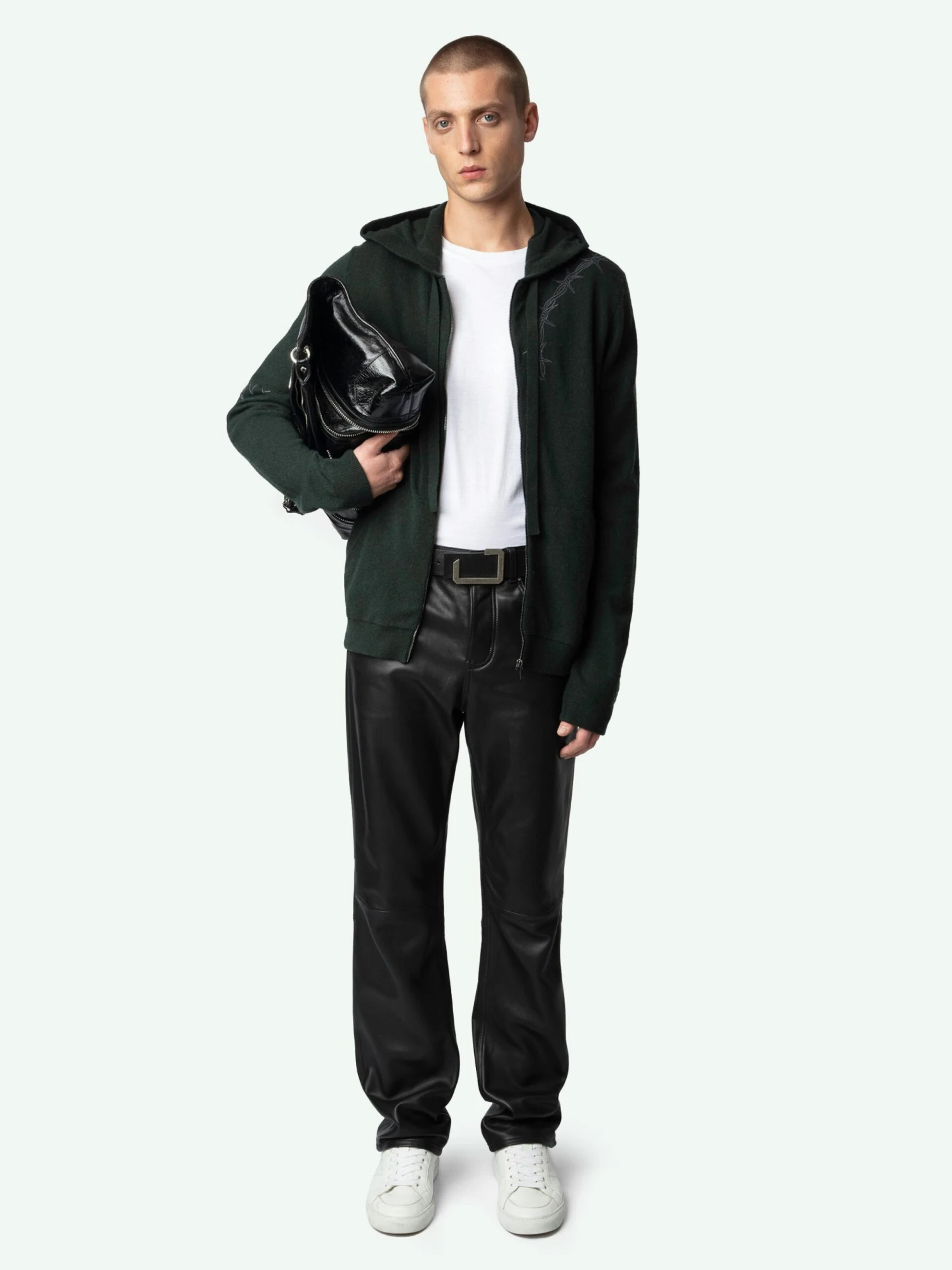 Clash Cardigan Beetle Zadig & Voltaire Clash Cardigan Beetle -Zadig Et Voltaire KMCA01237 BEETLE SHOOTING 67619a88613ac scaled