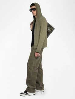 Zadig & Voltaire Clash Wool Cardigan Used Kaki 2 Zadig & Voltaire Clash Wool Cardigan Used Kaki -Zadig Et Voltaire KMCA01262 USED KAKI ADDI 1 6863f532e79af