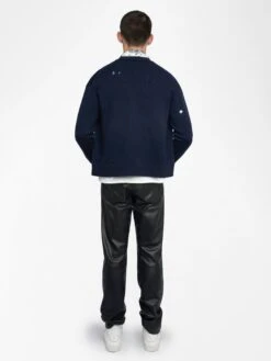 Zadig & Voltaire Mirko Cardigan Encre -Zadig Et Voltaire KMCA01272 ENCRE BACK 6863f48f46b51