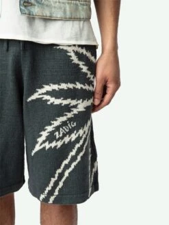 Zadig & Voltaire Pazzo Shorts Vert De Gris 4 Zadig & Voltaire Pazzo Shorts Vert De Gris -Zadig Et Voltaire KMPA01006 VERT DE GRIS HOVER 67d2edcd4bf97