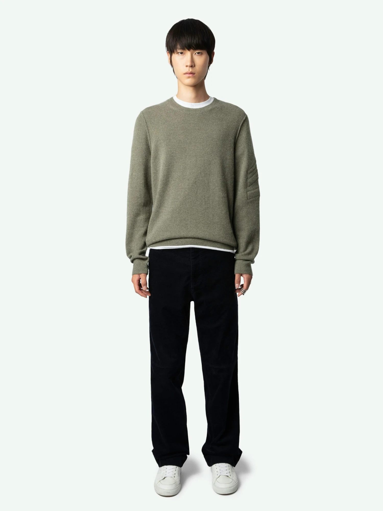 Kennedy Arrow Cashmere Sweater Kaki Zadig & Voltaire Kennedy Arrow Cashmere Sweater Kaki -Zadig Et Voltaire KMSW00664 KAKI SHOOTING 668ba1f594f67 scaled