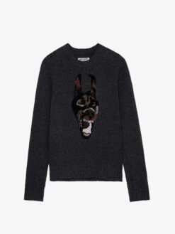 Zadig & Voltaire Jordan Sweater Anthracite -Zadig Et Voltaire KMSW00680 ANTHRACITE PACKSHOT