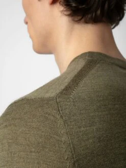 Zadig & Voltaire Kennedy Sweater Used Kaki -Zadig Et Voltaire KMSW00681 USED KAKI ADDI 2 1