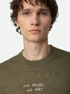 Zadig & Voltaire Kennedy Sweater Used Kaki -Zadig Et Voltaire KMSW00681 USED KAKI HOVER 1