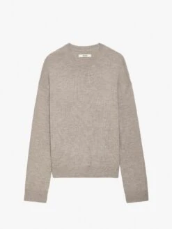 Zadig & Voltaire Marko Sweater Oatmeal -Zadig Et Voltaire KMSW00713 OATMEAL PACKSHOT 6630a23b0a86b