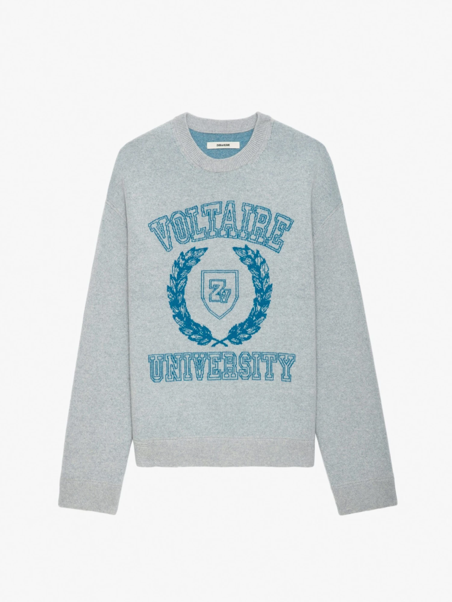 Marko Sweater Light grey Zadig & Voltaire Marko Sweater Light Grey -Zadig Et Voltaire KMSW00715 LIGHT GREY PACKSHOT 6630a2883614a scaled