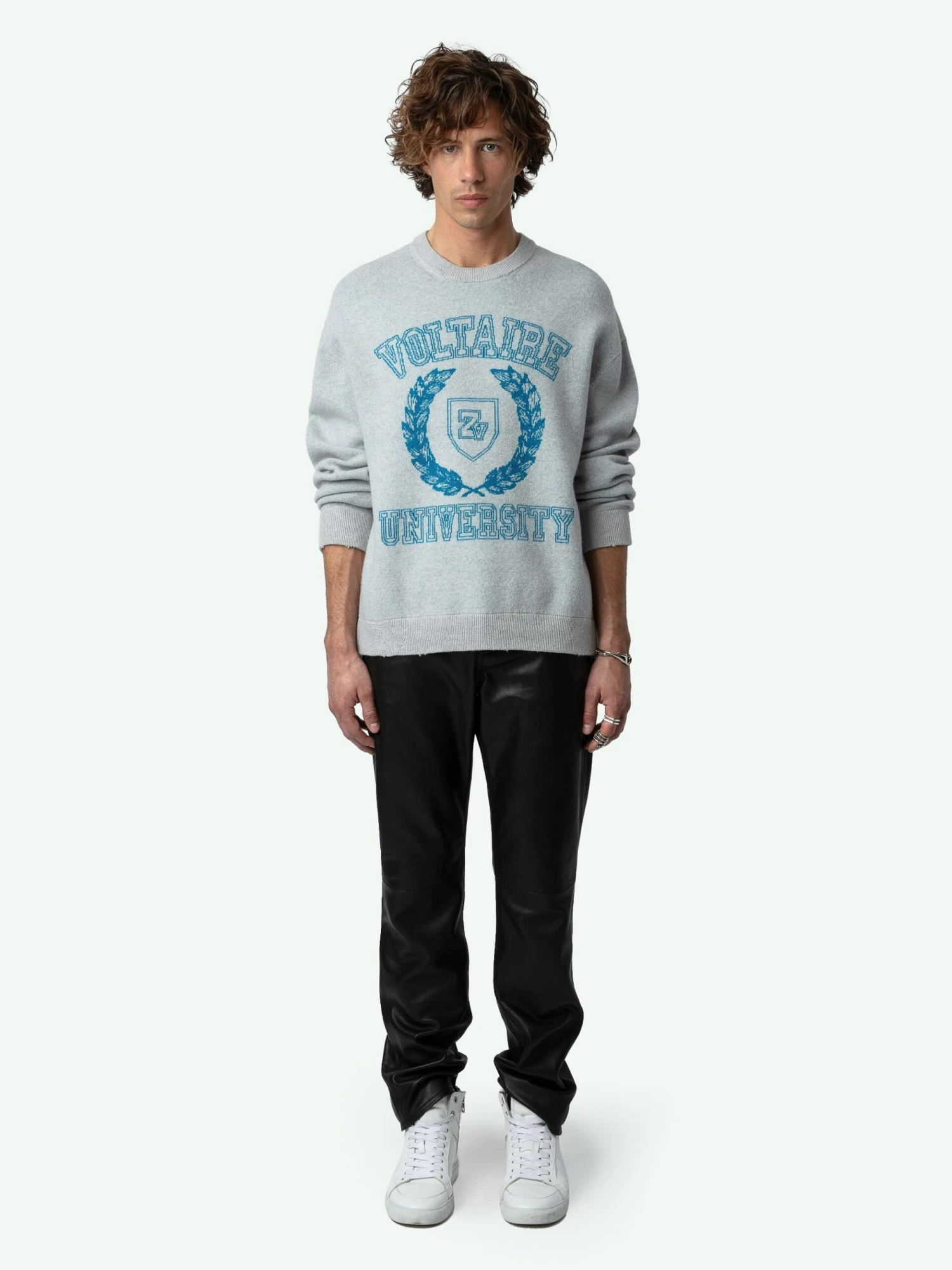 Marko Sweater Light grey Zadig & Voltaire Marko Sweater Light Grey -Zadig Et Voltaire KMSW00715 LIGHT GREY SHOOTING 6638d23fca41c scaled