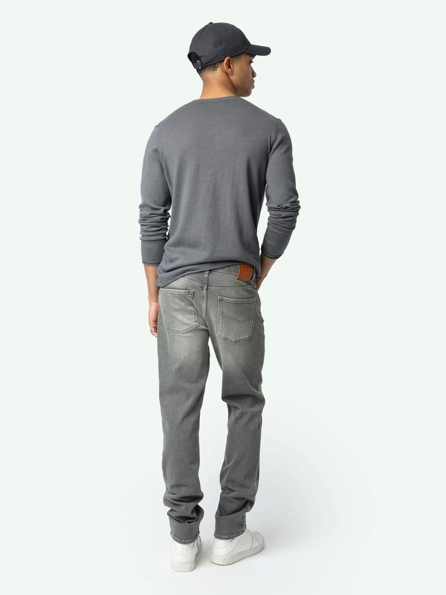 Veiss Sweater Vert de gris Zadig & Voltaire Veiss Sweater Vert De Gris -Zadig Et Voltaire KMSW01719 VERT DE GRIS BACK 67d1512369f9c scaled