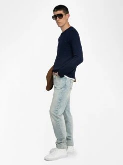 Zadig & Voltaire Jordan Sweater Encre -Zadig Et Voltaire KMSW01788 ENCRE ADDI 1 6863f41594b31