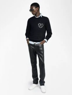 Zadig & Voltaire Kennedy Sweater Noir -Zadig Et Voltaire KMSW01793 NOIR ADDI 1 68485095f2a7e