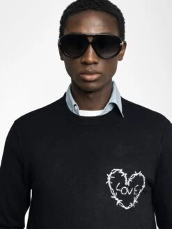 Zadig & Voltaire Kennedy Sweater Noir -Zadig Et Voltaire KMSW01793 NOIR HOVER 68484f8adc60f