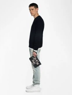 Zadig & Voltaire Marko Sweater Noir -Zadig Et Voltaire KMSW01801 NOIR ADDI 2 6863f61660a21