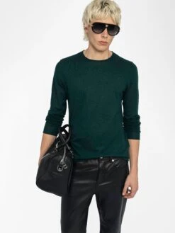 Zadig & Voltaire Teiss Cashmere Sweater Botanical -Zadig Et Voltaire KMSW01811 BOTANICAL ADDI 1 683dcaed84fa1