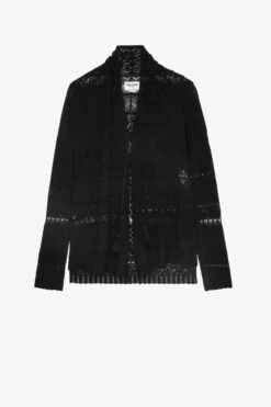 Zadig & Voltaire Isao Cardigan Black -Zadig Et Voltaire KWCA00534 NOIR