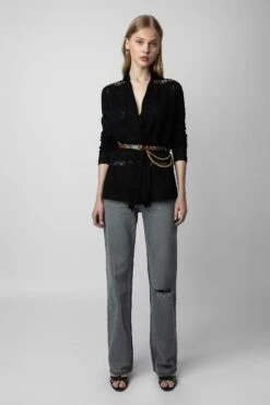 Zadig & Voltaire Isao Cardigan Black