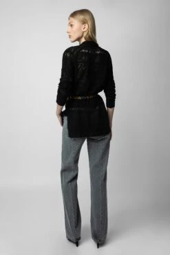 Zadig & Voltaire Isao Cardigan Black -Zadig Et Voltaire KWCA00534 NOIR 8