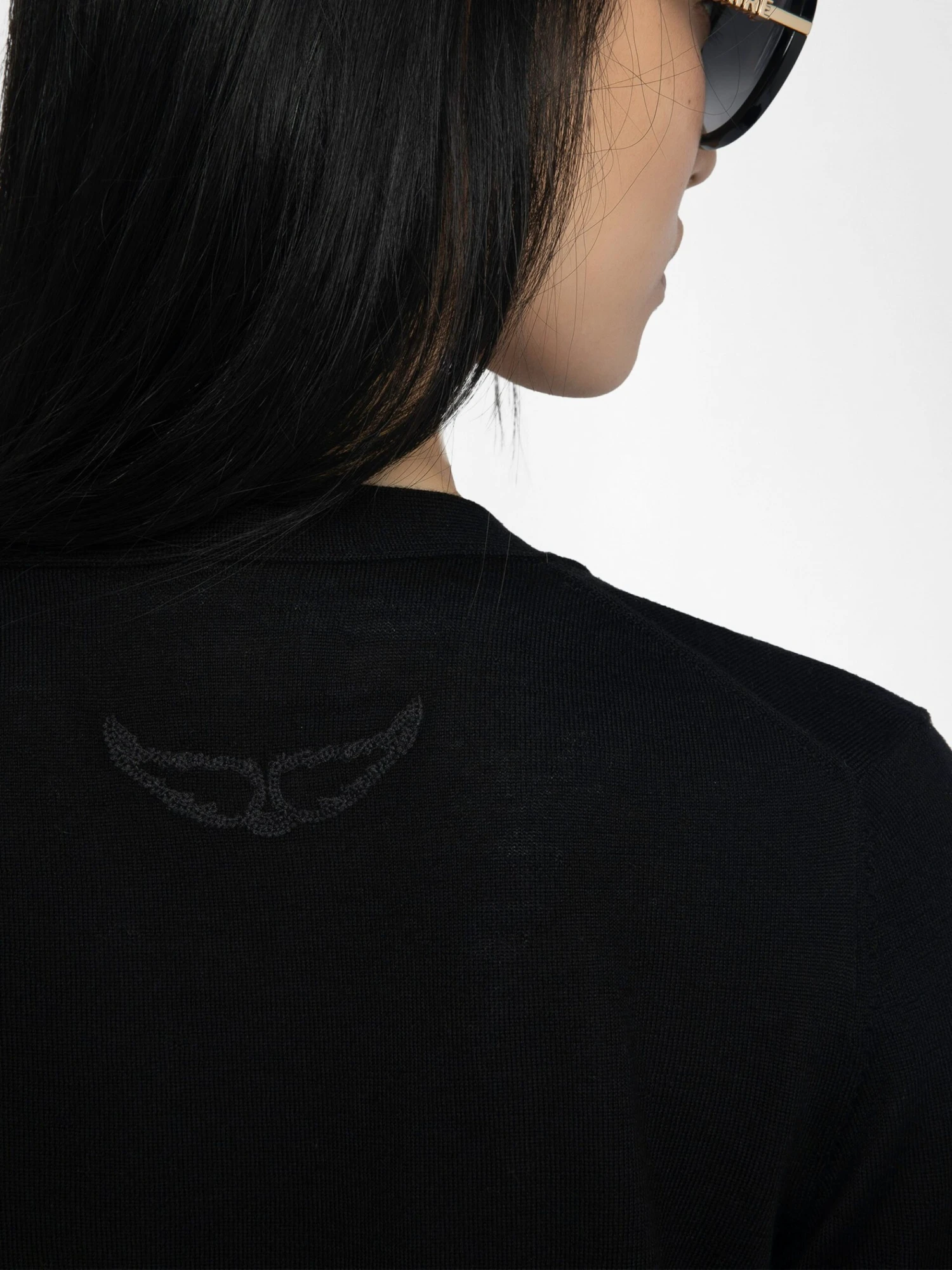 Jemma Wool Cardigan Black Zadig & Voltaire Jemma Wool Cardigan Black -Zadig Et Voltaire KWCA00579 BLACK HOVER 685d215209ebb scaled