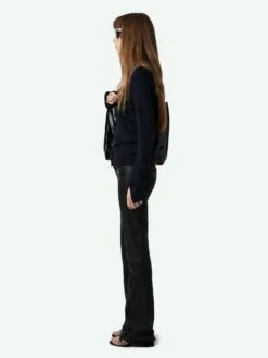 Zadig & Voltaire Jemma Wool Cardigan Encre -Zadig Et Voltaire KWCA00579 ENCRE ADDI 1 664c614b96754