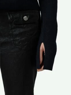 Zadig & Voltaire Jemma Wool Cardigan Encre -Zadig Et Voltaire KWCA00579 ENCRE ADDI 2 664c5f1a79188