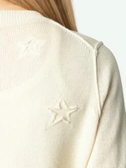 Zadig & Voltaire Alpha Cardigan Ecru 5 Zadig & Voltaire Alpha Cardigan Ecru -Zadig Et Voltaire KWCA01585 ECRU ADDI 4 67a625188e675