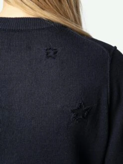 Zadig & Voltaire Alpha Cardigan Encre 2 Zadig & Voltaire Alpha Cardigan Encre -Zadig Et Voltaire KWCA01585 ENCRE ADDI 3 67b75b001dc0e