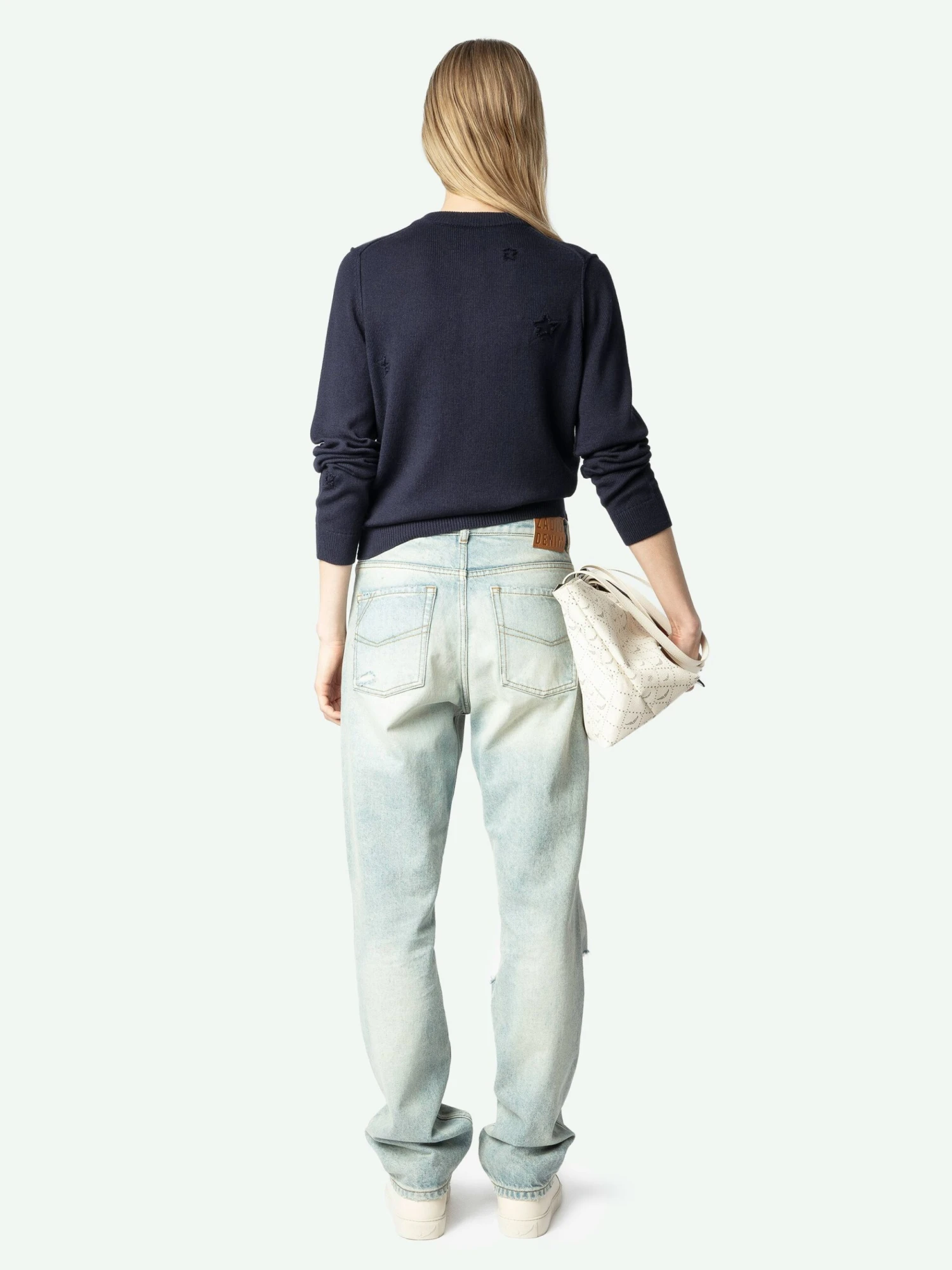 Alpha Cardigan Encre Zadig & Voltaire Alpha Cardigan Encre -Zadig Et Voltaire KWCA01585 ENCRE BACK 67b75b3022e1c scaled