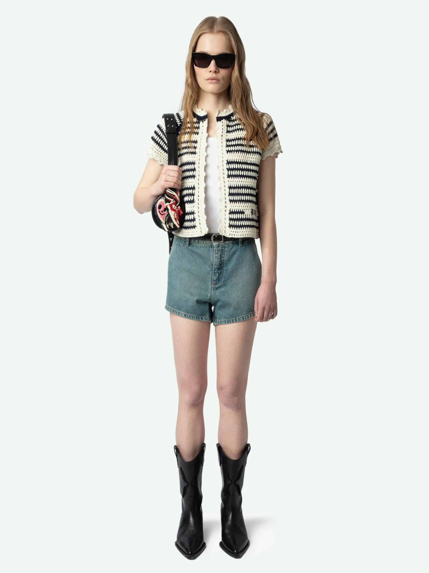 Zelie Crochet Knit Cardigan Ecru Zadig & Voltaire Zelie Crochet Knit Cardigan Ecru -Zadig Et Voltaire KWCA01591 ECRU SHOOTING 67a9e22c17b35 scaled