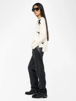 Zadig & Voltaire Mirkaz Cashmere Cardigan Ecru 2 Zadig & Voltaire Mirkaz Cashmere Cardigan Ecru -Zadig Et Voltaire KWCA01626 ECRU ADDI 1 686b8163f297a