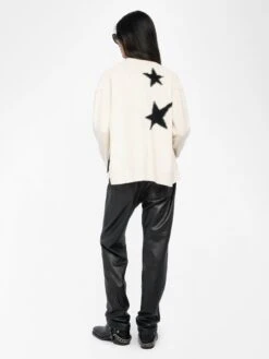 Zadig & Voltaire Mirkaz Cashmere Cardigan Ecru 1 Zadig & Voltaire Mirkaz Cashmere Cardigan Ecru -Zadig Et Voltaire KWCA01626 ECRU BACK 686b8130eb0f8