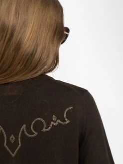 Zadig & Voltaire Missya Cashmere Cardigan Dark Chocolate 5 Zadig & Voltaire Missya Cashmere Cardigan Dark Chocolate -Zadig Et Voltaire KWCA01629 DARK CHOCOLATE ADDI 4 6849a37a1f7ee