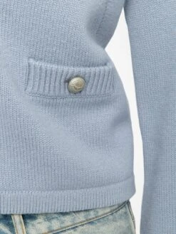 Zadig & Voltaire Nolly Cashmere Cardigan Light Blue -Zadig Et Voltaire KWCA01633 LIGHT BLUE HOVER 684851b7dfe38