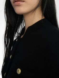 Zadig & Voltaire Lucy Cardigan Black -Zadig Et Voltaire KWCA01634 BLACK ADDI 3 685d217f703af