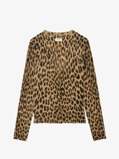 Zadig & Voltaire Manala Cashmere Cardigan Daim 5 Zadig & Voltaire Manala Cashmere Cardigan Daim -Zadig Et Voltaire KWCA01643 DAIM PACKSHOT 686286fb5c3c1