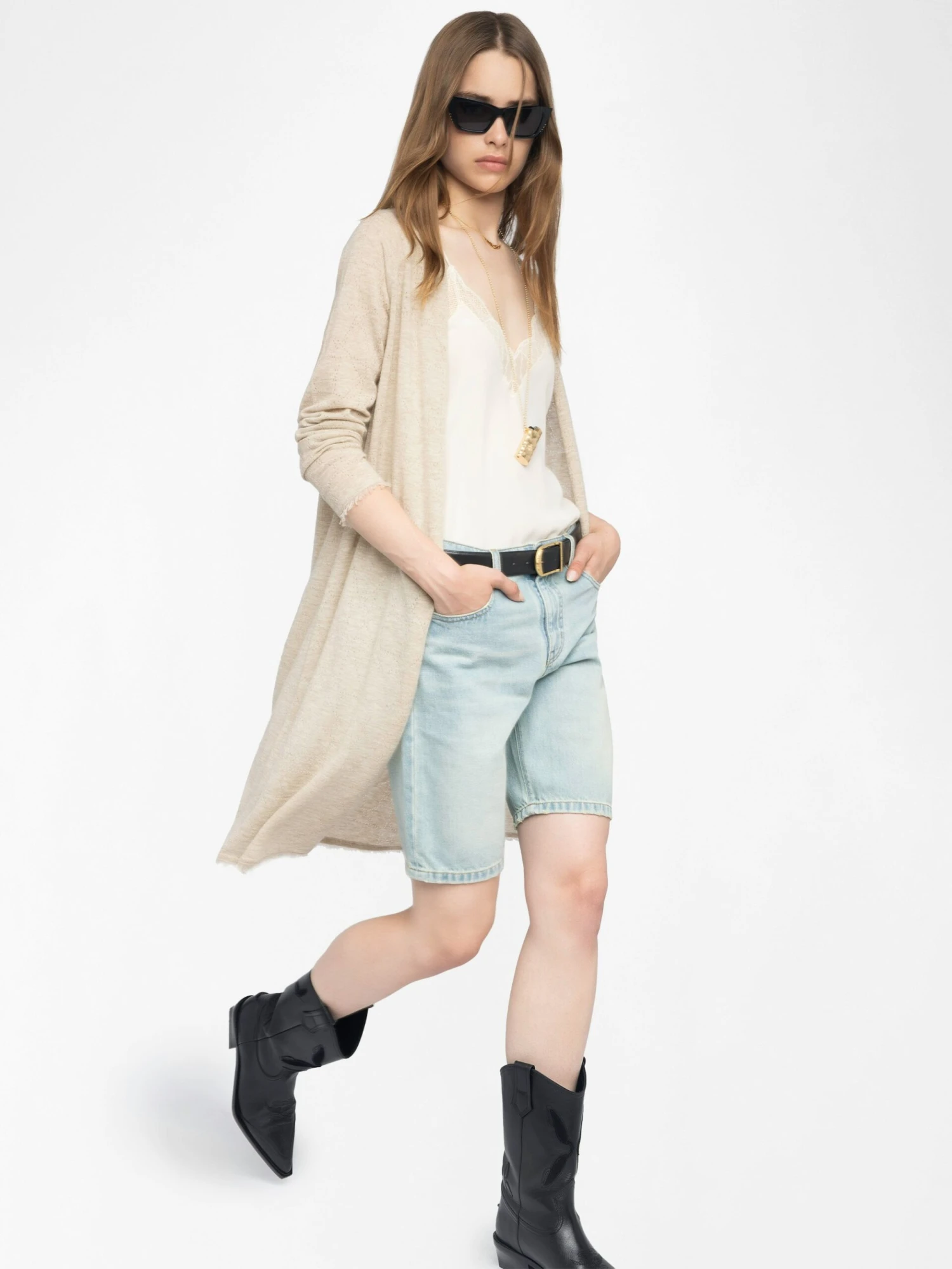 Daffyz Cashmere Cardigan Cream Zadig & Voltaire Daffyz Cashmere Cardigan Cream -Zadig Et Voltaire KWCA01666 CREAM ADDI 2 6849a3b7c182c scaled