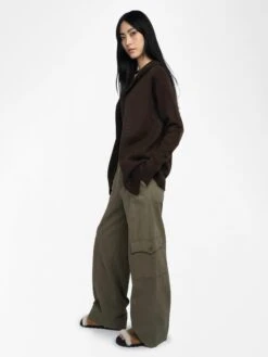 Zadig & Voltaire Cosya Cardigan Dark Chocolate 3 Zadig & Voltaire Cosya Cardigan Dark Chocolate -Zadig Et Voltaire KWCA01668 DARK CHOCOLATE ADDI 2 685d2134c679d