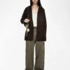 Zadig & Voltaire Cosya Cardigan Dark Chocolate