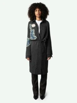 Zadig & Voltaire Salonny Coat Charcoal