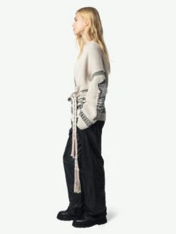 Zadig & Voltaire Aspen Belted Sweater Coat Erable -Zadig Et Voltaire KWCO01586 ERABLE ADDI 3 67234e6e1fd0b