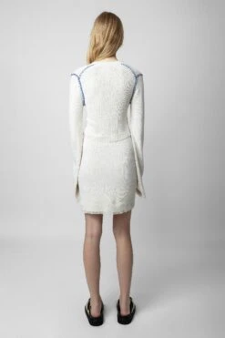 Zadig & Voltaire Hiko Dress Ecru 3 Zadig & Voltaire Hiko Dress Ecru -Zadig Et Voltaire KWDR00166 ECRU 8