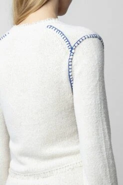 Zadig & Voltaire Hiko Dress Ecru 2 Zadig & Voltaire Hiko Dress Ecru -Zadig Et Voltaire KWDR00166 ECRU 9