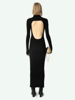 Zadig & Voltaire Mireille Dress Black -Zadig Et Voltaire KWDR00179 NOIR BACK 6704e39a0d313