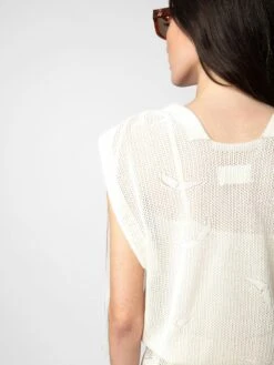 Zadig & Voltaire Alanis Dress Ecru -Zadig Et Voltaire KWDR00184 ECRU ADDI 2