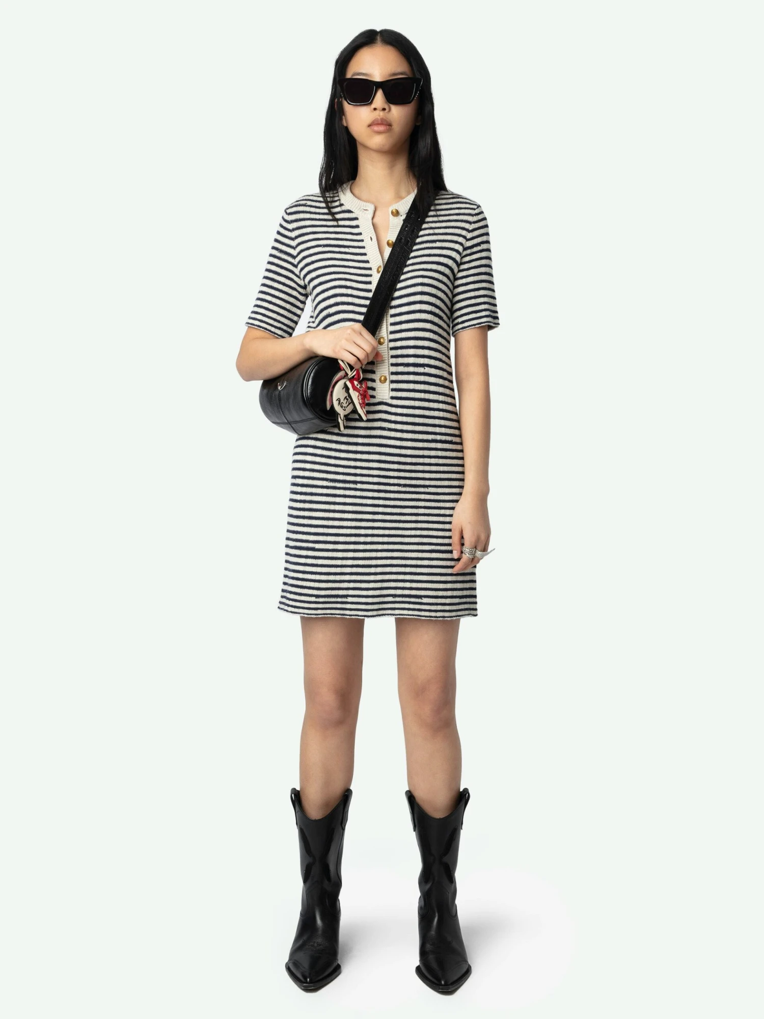 Tahoe Striped Summer Dress Encre Zadig & Voltaire Tahoe Striped Summer Dress Encre -Zadig Et Voltaire KWDR01189 ENCRE SHOOTING 67bed477aa485 scaled