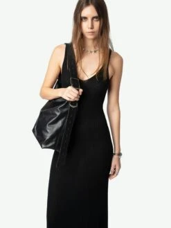 Zadig & Voltaire Nara Cashmere Dress Black 2 Zadig & Voltaire Nara Cashmere Dress Black -Zadig Et Voltaire KWDR01205 BLACK ADDI 1 6760531d040c1