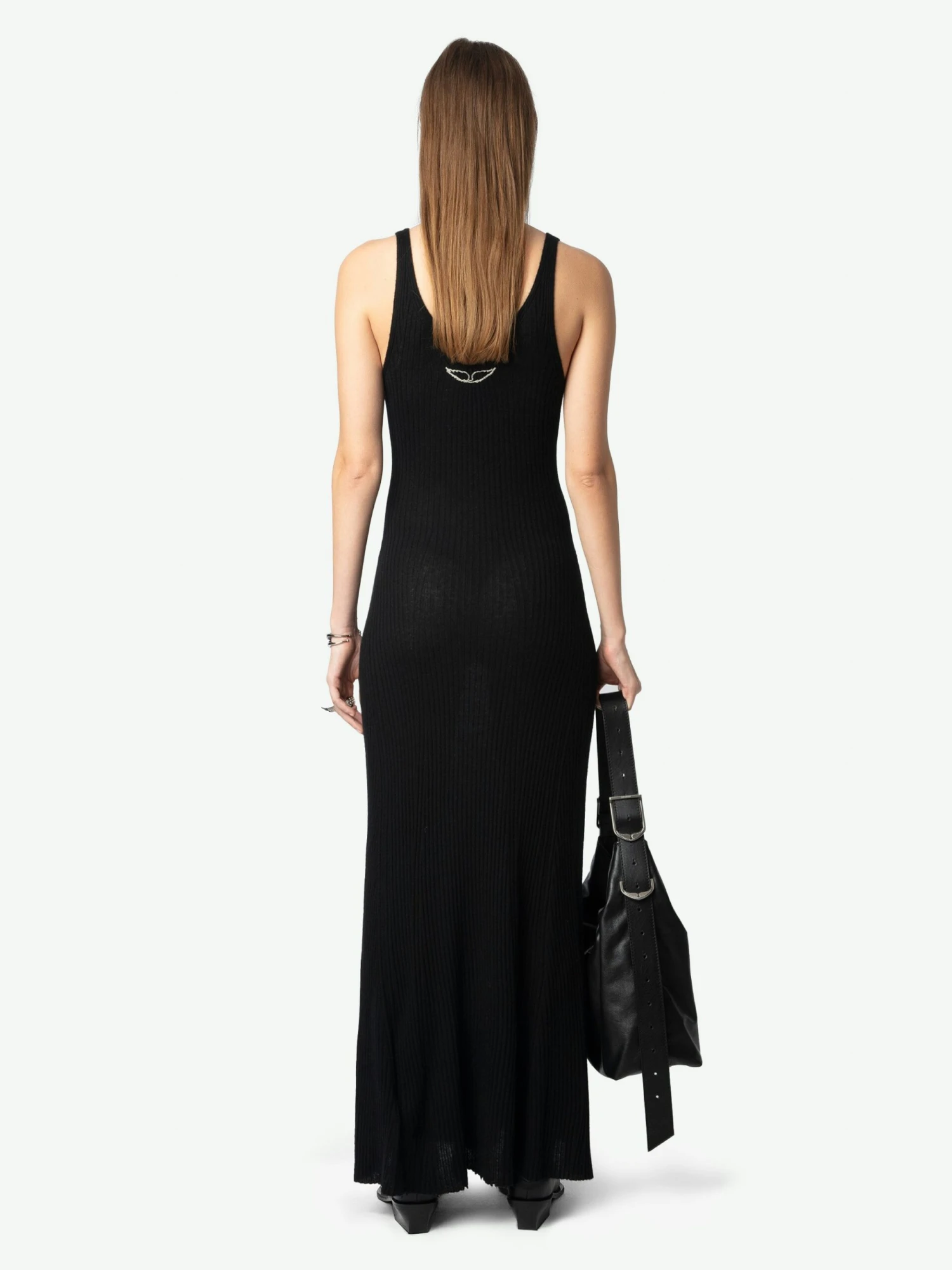 Nara Cashmere Dress Black Zadig & Voltaire Nara Cashmere Dress Black -Zadig Et Voltaire KWDR01205 BLACK BACK 676053a942dbb scaled