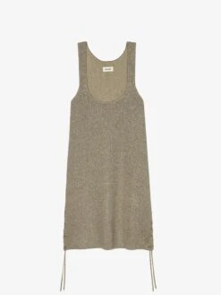 Zadig & Voltaire Daby Gold Metallic Mini Dress Gold 6 Zadig & Voltaire Daby Gold Metallic Mini Dress Gold -Zadig Et Voltaire KWDR01206 GOLD PACKSHOT 67a6269a3f5c3