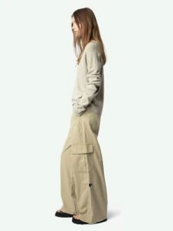 Zadig & Voltaire Vivi Patch Cashmere Sweater Geology 3 Zadig & Voltaire Vivi Patch Cashmere Sweater Geology -Zadig Et Voltaire KWSW00059 GEOLOGY ADDI 2 675ff13c5f4dc