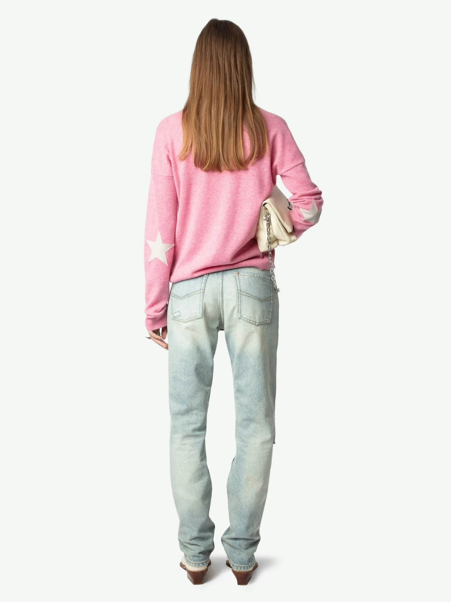Vivi Patch Cashmere Sweater Phlox Zadig & Voltaire Vivi Patch Cashmere Sweater Phlox -Zadig Et Voltaire KWSW00059 PHLOX BACK 6760541c3e38f scaled