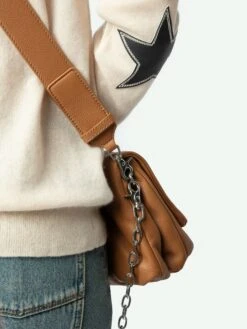 Zadig & Voltaire Cici Patch Cashmere Sweater Ecru -Zadig Et Voltaire KWSW00064 ECRU ADDI 3 675ff406d0506