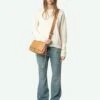 Zadig & Voltaire Cici Patch Cashmere Sweater Ecru